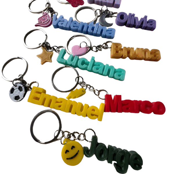 Llavero de nombres personalizados – Packs - Image 2