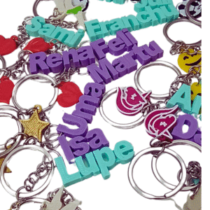 Llavero de nombres personalizados – Packs
