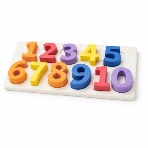 juego didactico numeros encastre niños
