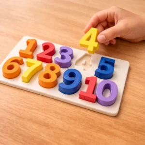 juego didactico numeros encastre niños